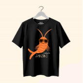 Garnalen met zonnebril t-shirt
