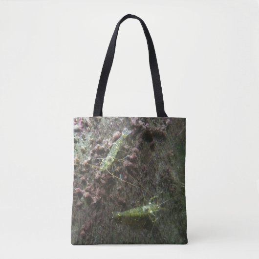 Garnalen onderwater Canvas tas (Voorkant)