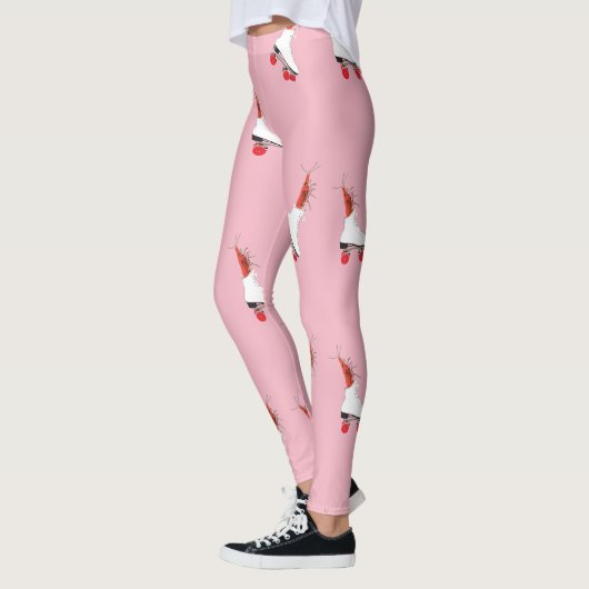 Garnalen op Roller Schaatsen Leggings (Links)