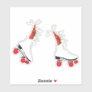 Garnalen op Schaats Sticker
