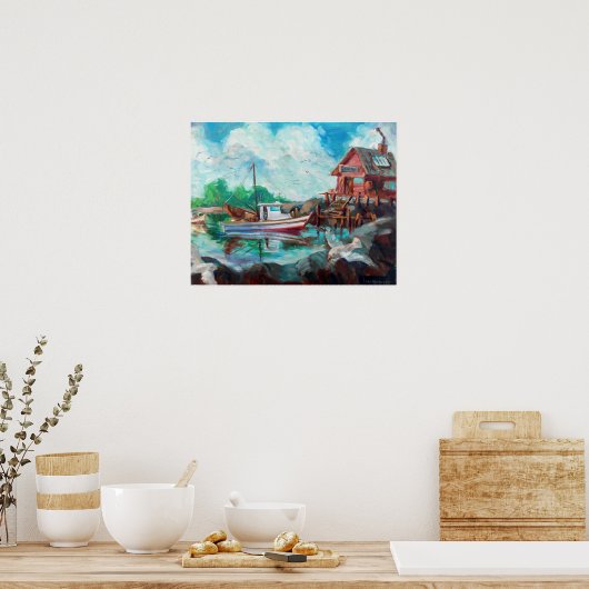 Garnalen Poster (Keuken)