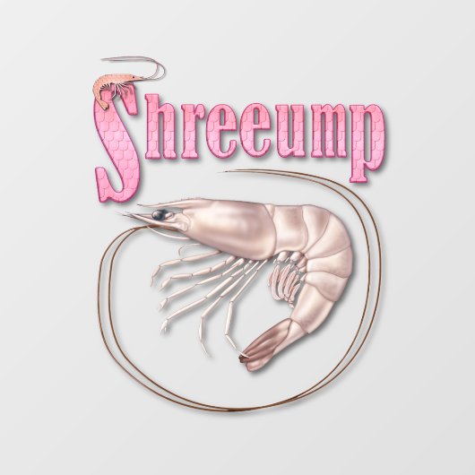 Garnalen Raamsticker (Vel)