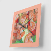 Garnalen Salade Vierkante Klok (Hoek)