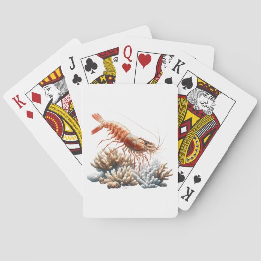 Garnalen speelkaarten (Achterkant)