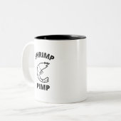 Garnalen Tweekleurige Koffiemok (Voorkant links)