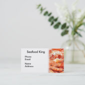 garnalen, vers, voor beeldscherm visitekaartje (Staand voorkant)
