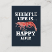 Garnalen Vis Vis Vis Restaurant Garnalen Visitekaartje (Voorkant)