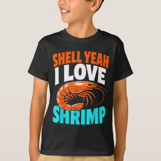 Garnalen vissen Cajun zeevruchten garnalen  T-shirt