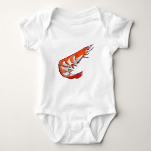 Garnalen zeekreupelvis kitsch kunst romper