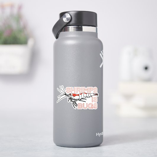 GARNALEN ZIJN BEESTJES - NEOCARIDINA STICKER (HydroFlask)