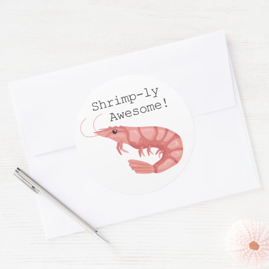 Garnalenachtige Geweldige Stickers (Envelop)