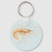  garnalenanatomie, zeedieren sleutelhanger (Voorkant)