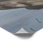 garnalenboot door Nancy Hellams Poster (Hoek)