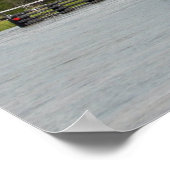 Garnalenboten aangemeerd poster (Hoek)