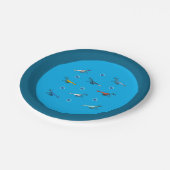 Garnalenpapier Borden Papieren Bordje (Gekanteld)