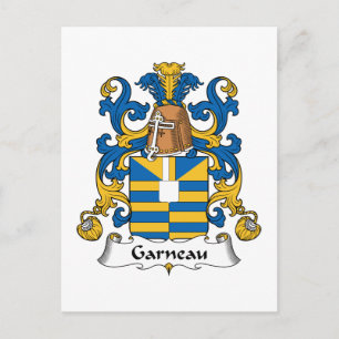 Garneau Family Crest Briefkaart