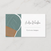 Garnenspoelbrei met handgereedschap visitekaartje (Voorkant)