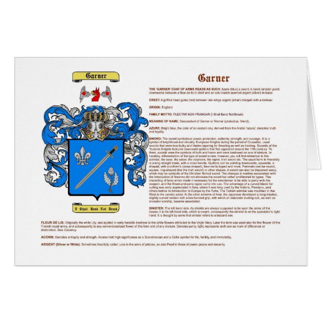 Garner (betekenis) (Voorkant Horizontaal)