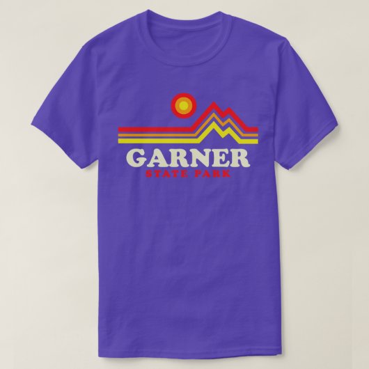 Garner State Park Camping Texas Retro T-shirt (Design voorkant)