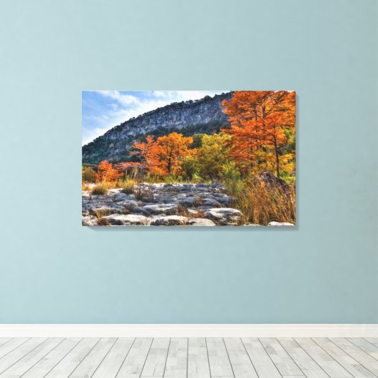 Garner State Park Canvas Afdruk (Insitu (Houten vloer))