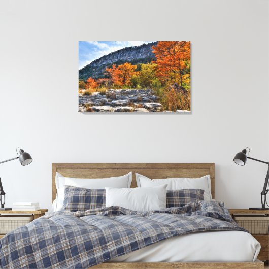 Garner State Park Canvas Afdruk (Insitu (Slaapkamer))