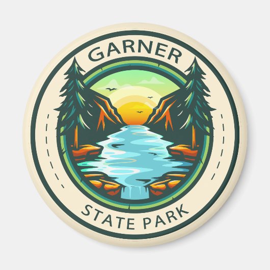 Garner State Park Texas Badge Magneet (Voorkant)