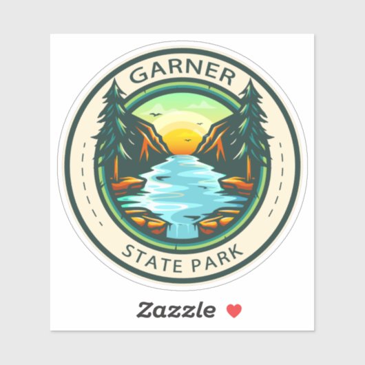 Garner State Park Texas Badge Sticker (Vel)