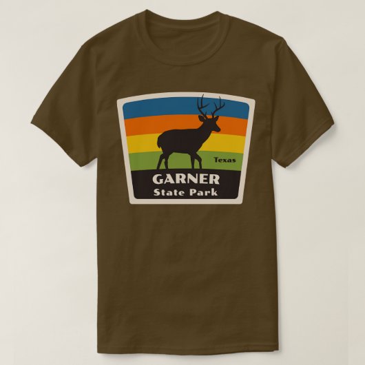 Garner State Park Texas Roaming Herten T-shirt (Design voorkant)