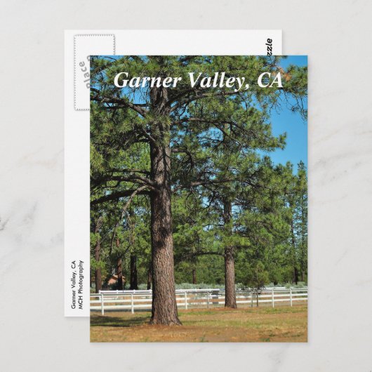 Garner Valley Briefkaart (Voorkant / Achterkant)