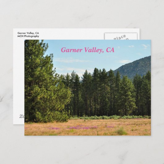 Garner Valley, CA-briefkaart Briefkaart (Voorkant / Achterkant)