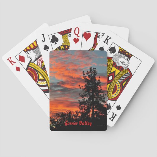 Garner Valley-spelkaarten Pokerkaarten (Achterkant)