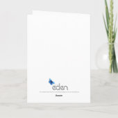 Garnet 2e huwelijksherdenkingsdag kaart (Achterkant)