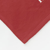 Garnet 2nd Wedding Jubileum Fleece Deken (Hoek)