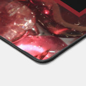 Garnet Birthstone Monogram Personalized Name Bureaumat (Hoek)