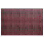 Garnet en Black Houndstooth Stof (Fat Quarter)