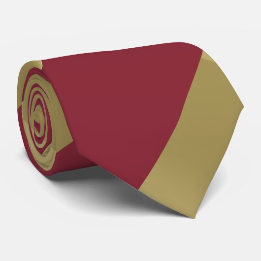 Garnet en Gold Stropdas (Opgerold)