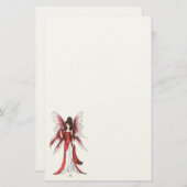 Garnet Faerie Stationery Briefpapier (Voorkant / Achterkant)