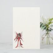 Garnet Faerie Stationery Briefpapier (Staand voorkant)