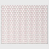 Garnet gem dark red line art cadeaupapier (Vlak)