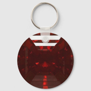 Garnet Gemstone January Birthstone door Sharles Sleutelhanger