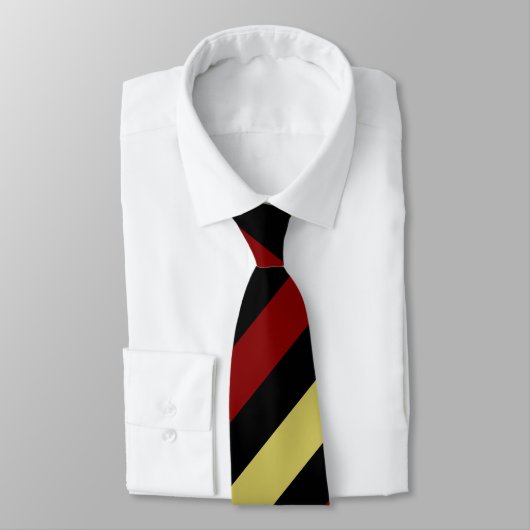 Garnet Gold en zwart, met diagonaal streping Strop Stropdas (Gebonden)