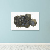 Garnet in natuurlijke vorm canvas afdruk (Insitu (Houten vloer))