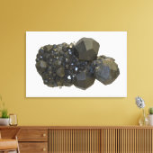 Garnet in natuurlijke vorm canvas afdruk (Insitu (Woonkamer))