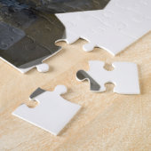 Garnet in natuurlijke vorm legpuzzel (Zijkant)