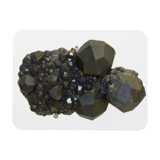 Garnet in natuurlijke vorm magneet (Horizontaal)