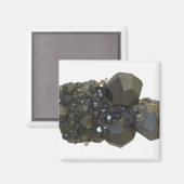 Garnet in natuurlijke vorm magneet (Voorkant / Achterkant)