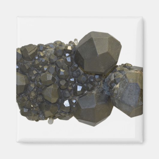 Garnet in natuurlijke vorm magneet (Voorkant)