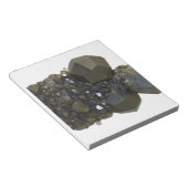 Garnet in natuurlijke vorm notitieblok (Schuin)