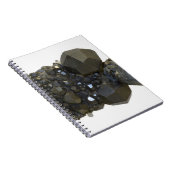 Garnet in natuurlijke vorm notitieboek (Rechterzijde)