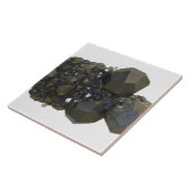 Garnet in natuurlijke vorm tegeltje (Zijkant)